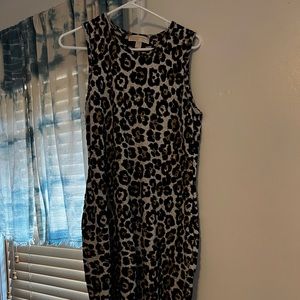 michael kors animal print cheetah leopard dress xl